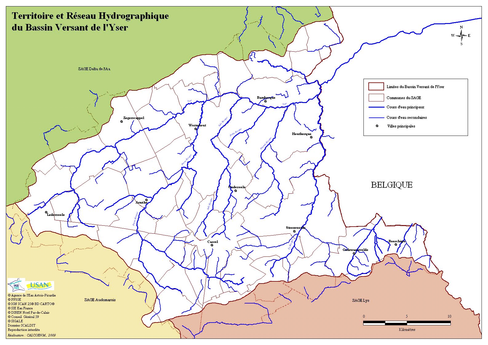 Inventaire Des Zones Humides Dans Le Sage De L Yser L Eau Dans Le Bassin Artois Picardie