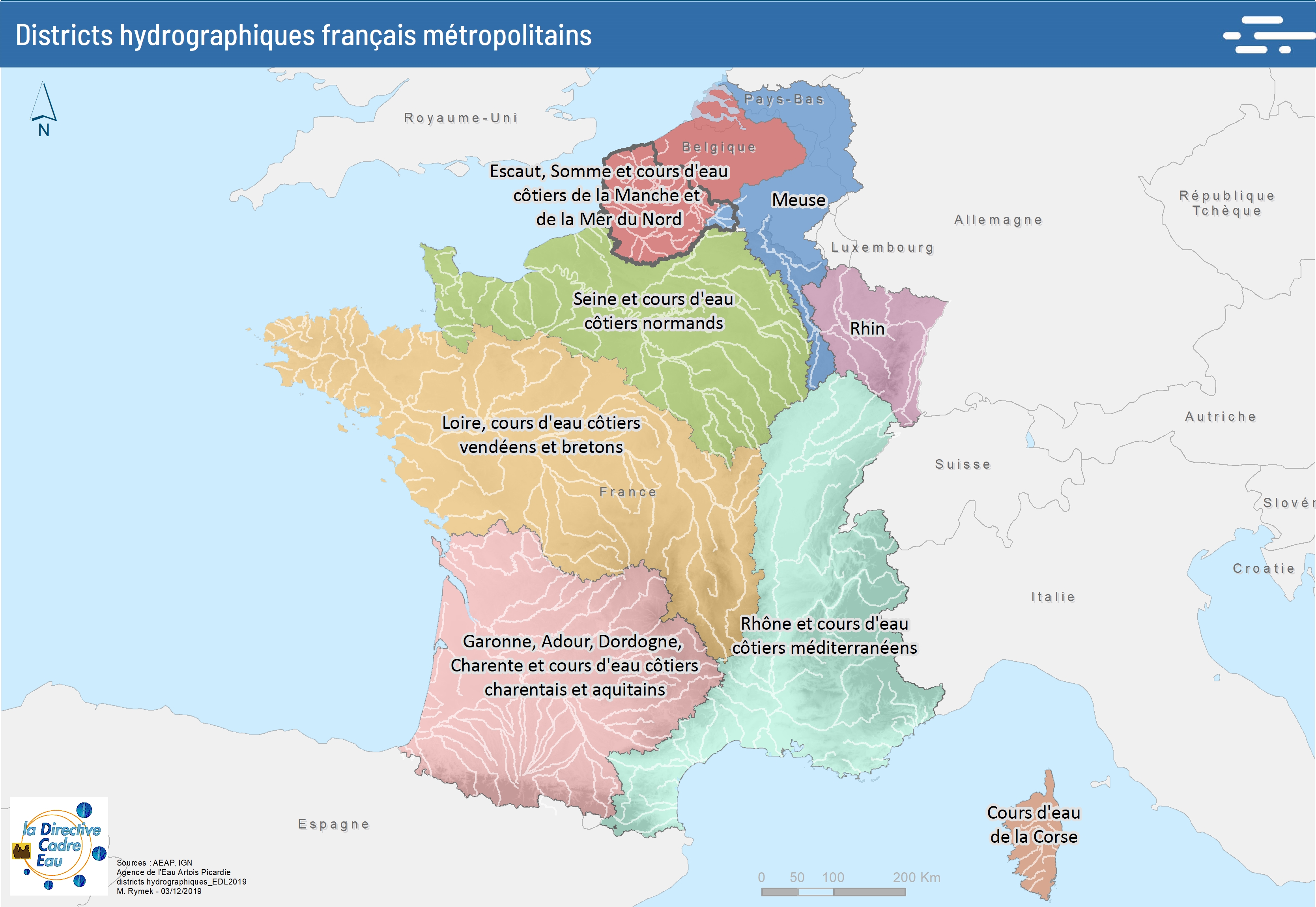 Cartotheque L Eau Dans Le Bassin Artois Picardie