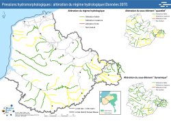 Pressions hydromorphologiques : altération du régime hydrologique (Données 2017) {PDF}